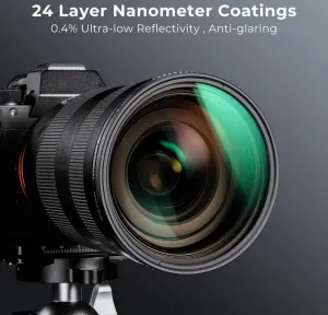 K&F Concept K&F 58MM D Series Variabilný/Fader ND filter, ND2~ND32, W/O Black Cross 35671