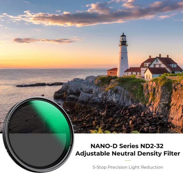 K&F Concept K&F 49MM D Series Variabilný/Fader ND filter, ND2~ND32, W/O Black Cross 35491