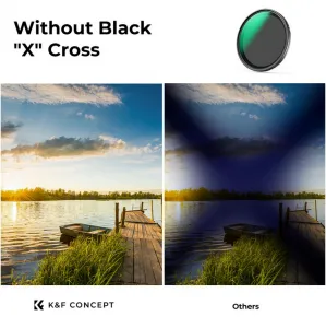 K&F Concept K&F 72MM D Series Variabilný/Fader ND filter, ND2~ND32, W/O Black Cross 35398