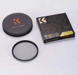 K&F Concept K&F 86MM Nano-X čierny hmlový filter 1/4, HD, vodeodolný, odolný proti poškriabaniu, zelený povlak 35454