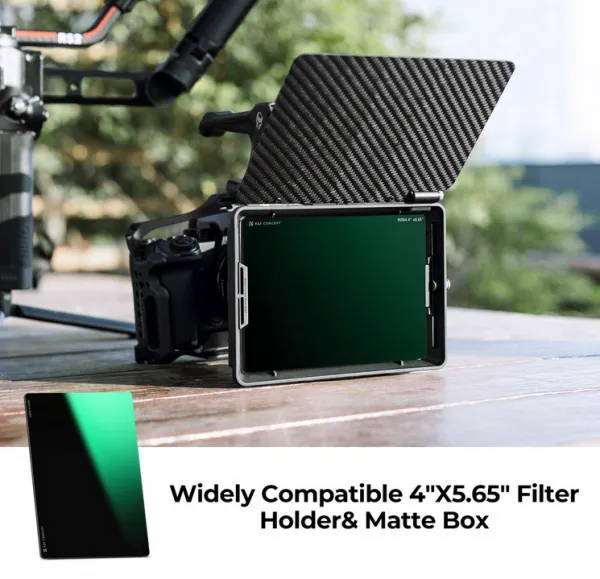 K&F Concept K&F ND64 (6 zastávok) štvorcový filter ND, 4" x 5,65" filter s neutrálnou hustotou kompatibilný s Tilta Compatibl 35389