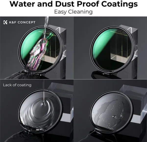 K&F Concept K&F 49MM D Series Variabilný/Fader ND filter, ND2~ND32, W/O Black Cross 35491