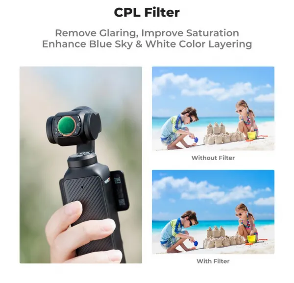 K&F Concept K&F 3ks Filter Kit (CPL+Black Mist 1/4+ND2-32) šošovka s vysokým rozlíšením, antireflexná zelená vrstva o 34877