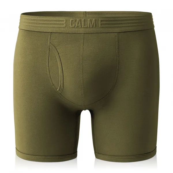 Calm B BOXERKY TMAVOZELENÉ 2-PACK Veľkosť: S