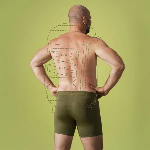 Calm B BOXERKY TMAVOZELENÉ 2-PACK Veľkosť: S