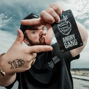 NÁLEPKA NA AUTO ANGRY BEARDS