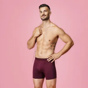 Calm B Boxerky vínové 2-pack Veľkosť: S