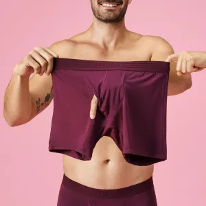 Calm B Boxerky vínové 2-pack Veľkosť: S
