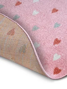 Hanse Home Collection koberce Detský koberček Adventures 105951 Rose kruh - 100x100 (priemer) kruh cm