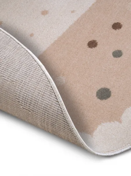 Hanse Home Collection koberce Detský koberec Adventures 105971 Cream Beige kruh - 100x100 (priemer) kruh cm