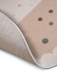 Hanse Home Collection koberce Detský koberec Adventures 105971 Cream Beige kruh - 100x100 (priemer) kruh cm
