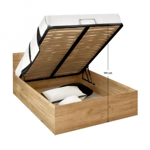 Postel s úložným priestorom DOLI 140 Tempo Kondela Grafit