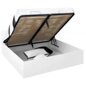 Postel s úložným priestorom DOLI 160 Tempo Kondela Bílá