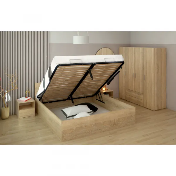 Postel s úložným priestorom DOLI 160 Tempo Kondela Dub sonoma