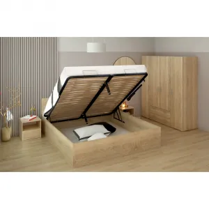Postel s úložným priestorom DOLI 160 Tempo Kondela Dub sonoma