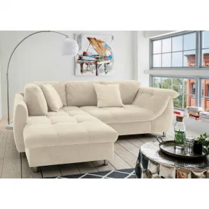 Livetastic ROHOVÁ SEDACIA SÚPRAVA, textil, béžová