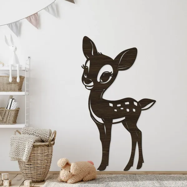 Detský obraz z dreva - Bambi