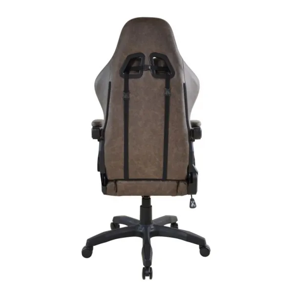 Ergonomická kancelárska stolička s vankúšikmi, hnedá