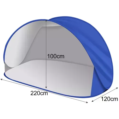 DomTextilu Veľkýplážovýstan220x120x100cmmodrý modrá MAX5900779951594