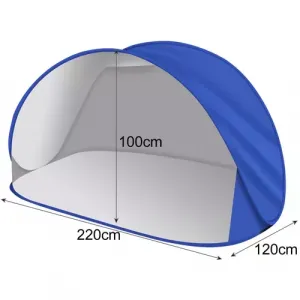 DomTextilu Veľkýplážovýstan220x120x100cmmodrý modrá MAX5900779951594
