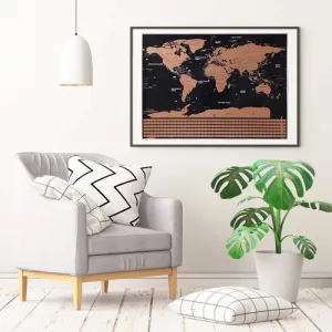 Stieraciamapasvetasvlajkami82x59cm+príslušnstvo