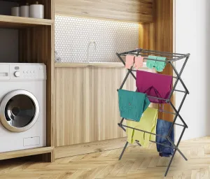 TZB Nastavitelný sušák na prádlo GRENA antracitový 