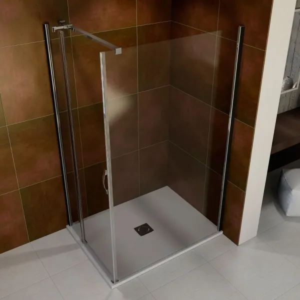 GELCO - Vpera k bočním stěnám LEGRO a ONE, 120 cm, chróm GOL120