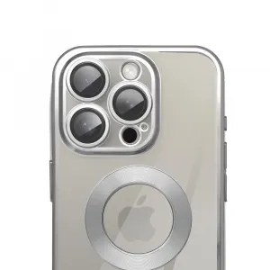 OEM Glam kryt pre Apple iPhone 16 Pro, Strieborný