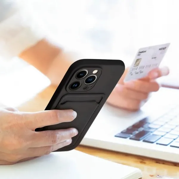 OEM Card Slot kryt pre Apple iPhone 16 Pro Max, Čierny