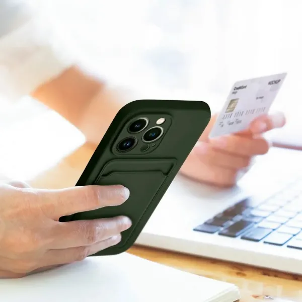 OEM Card Slot kryt pre Apple iPhone 16 Pro Max, Zelený