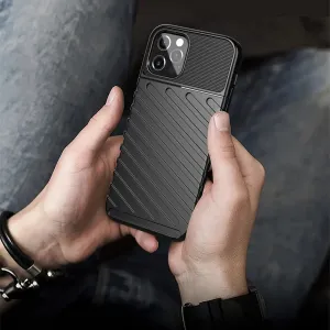 OEM Thunder kryt pre Apple iPhone 16 Pro, Čierny