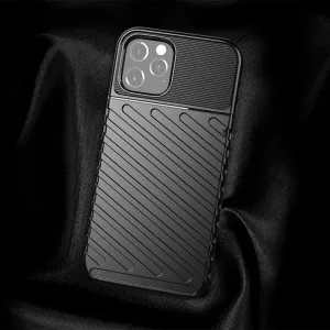 OEM Thunder kryt pre Apple iPhone 16 Pro, Čierny