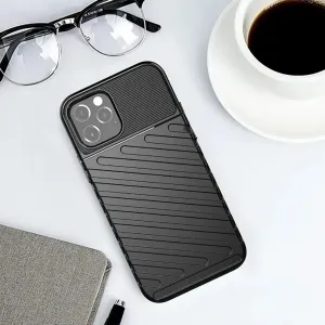 OEM Thunder kryt pre Apple iPhone 16 Pro, Čierny