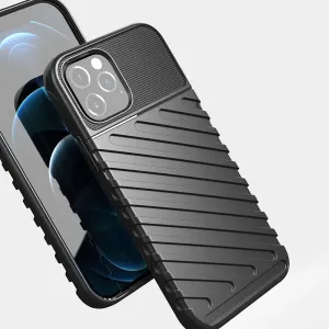 OEM Thunder kryt pre Apple iPhone 16 Pro, Čierny