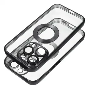 OEM Glam kryt pre Apple iPhone 16, Čierny