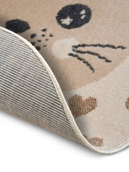 Hanse Home Collection koberce Detský koberček Adventures 105963 Cream Beige - 100x100 (priemer) kruh cm