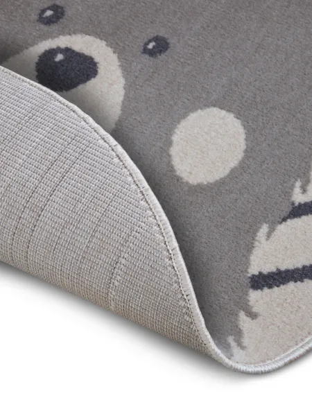 Hanse Home Collection koberce Detský koberček Adventures 105964 Cream Grey - 100x100 (priemer) kruh cm