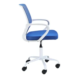 Ak furniture Detská otočná stolička FAUN modrá