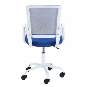 Ak furniture Detská otočná stolička FAUN modrá