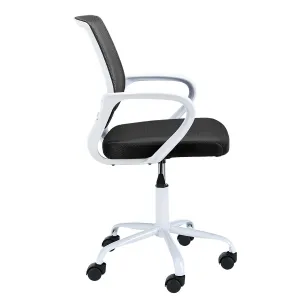 Ak furniture Detská otočná stolička FAUN čierna
