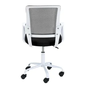 Ak furniture Detská otočná stolička FAUN čierna