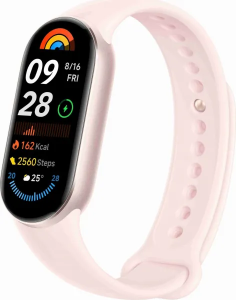 Xiaomi Smart Band 9 Inteligentné hodinky so športovým remienkom, Ružové