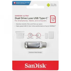 SanDisk Ultra® Dual Drive Luxe USB Type-C™ 128 GB 85235110