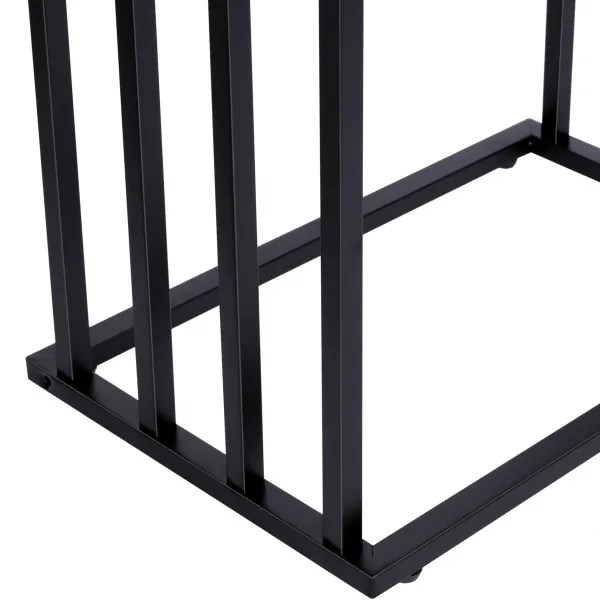 Vešiak na uteráky 4 úrovne NELI čierny