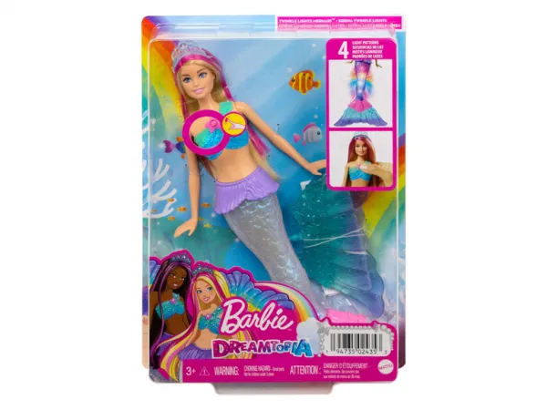 MATTEL - Barbie Blikajúca Morská Panna Blondínka