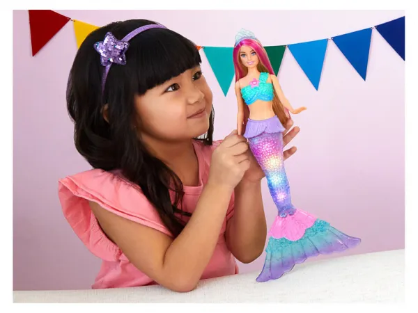 MATTEL - Barbie Blikajúca Morská Panna Blondínka