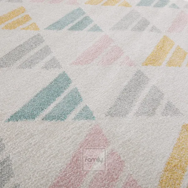 KoberecsgeometrickýmvzoromvkrásnychpastelovýchfarbáchŠírka:80cm|Dĺžka:150cm53905_106917