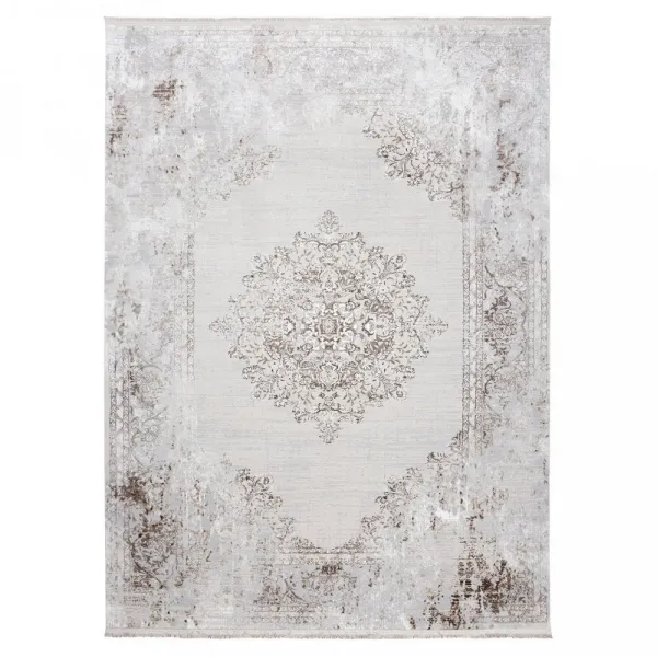 Svetlýkrémovo-sivýdizajnovývintagekoberecsovzormiŠírka:80cm|Dĺžka:150cm56591_115423