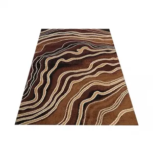 ModernýhnedýkoberecsabstraktnýmmotívomŠírka:60cm|Dĺžka:100cm45230_126462
