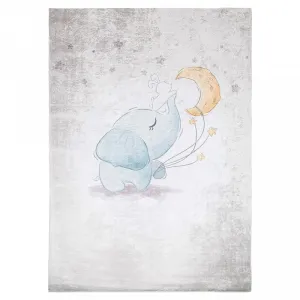 DetskýkoberecsmotívomsloníkasmesiacomŠírka:80cm|Dĺžka:150cm56667_115629